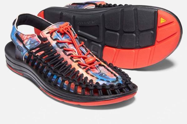 キーン×ジェリー・ガルシアのスニーカー「ユニーク」など、色鮮やかなアートワークをプリント