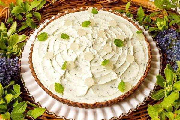 キル フェ ボン夏限定「チョコレートとミントのタルト」ミントクリーム×チョコガナッシュ