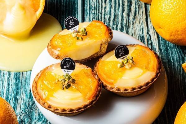 パブロミニのチーズタルト「オレンジコンフィ」期間限定で、爽やかオレンジ×まろやか練乳クリーム