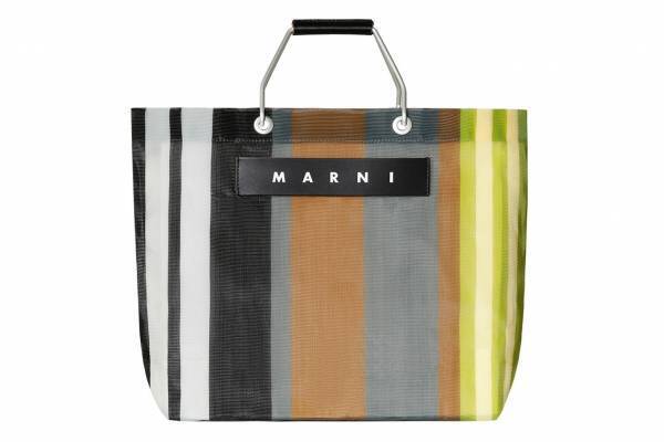 マルニ マーケットの「ストライプバッグ」「クロシェバッグ」に新色、伊勢丹新宿店で先行販売