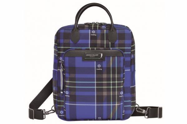 ロンシャン“チェック×Loadingロゴ”のユニセックスポーチ＆バックパックなど、初の再生素材を使用