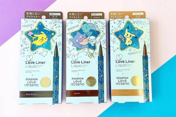 ラブ・ライナーから「ポケモン」デザインのリキッドアイライナー、ピカチュウやミミッキュなど