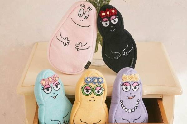 メゾン ド フルール「バーバパパ」モチーフのフリルトートバッグ＆カラフルペンケース