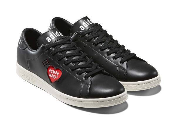 アディダス オリジナルス×NIGOヒューマンメイドの“ハートロゴ”スニーカー「スタンスミス」など