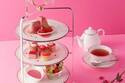 グランドニッコー東京 台場”ピンク”がテーマのアフタヌーンティー、いちごやルビーチョコのスイーツ