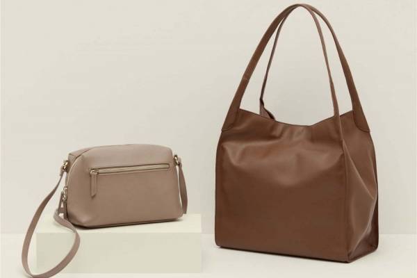 GUから“顧客の声を実現した”バッグ、機能性に優れたソフトレザータッチのミニマルトート＆ショルダー