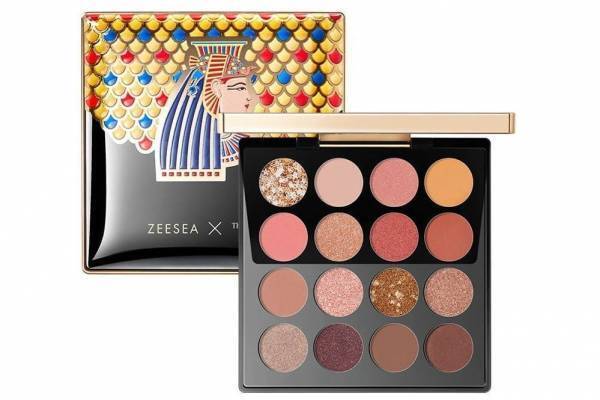 ズーシー(ZEESEA)大英博物館コラボアイシャドウが全国のプラザに、クレオパトライメージの全16色