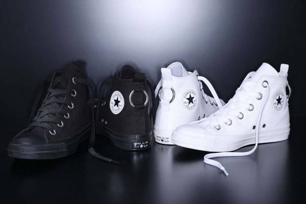 コンバース新作スニーカー「オールスター 100 メタルリング HI」ハトメ＆リングを配したハイカット