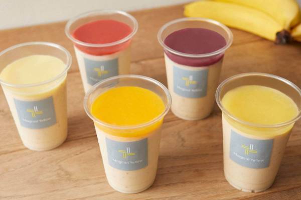 次世代型バナナジューススタンド「マジコ」表参道に夏限定で出店、全5種のフルーツピューレをトッピング