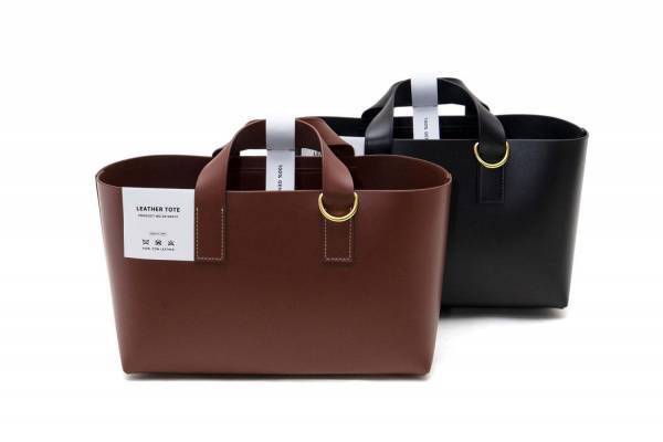 フット ザ コーチャー×トラディショナル ウェザーウェア、“Dカン”付きレザートート