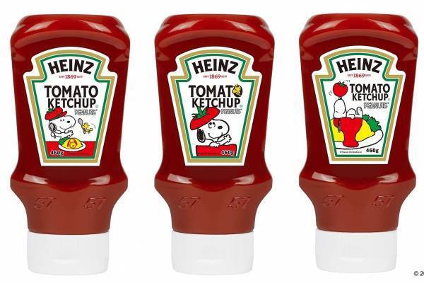 ハインツからピーナッツ“スヌーピー”限定ラベルのトマトケチャップが登場
