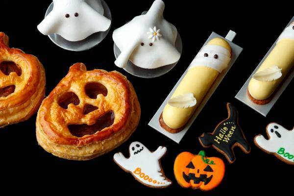 パレスホテル東京“秋の味覚”スイーツ、おばけモチーフのハロウィンメニューも