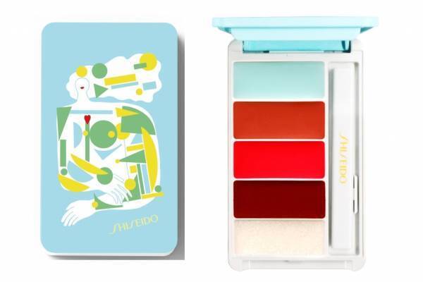 SHISEIDOの全5色入りリップパレット「アクアジェル リップパレット」“水”のようなクリア発色