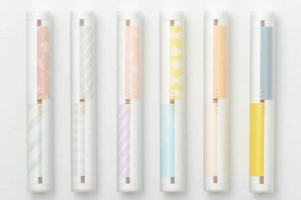 カンミ堂の新作ロールふせん「リトロ」ふせん部分が詰め替え式のコンパクト設計