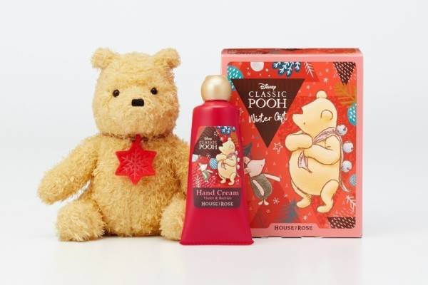 ハウス オブ ローゼ“くまのプーさん”ぬいぐるみつき20年ハンドクリームコフレ、はちみつレモンの香り