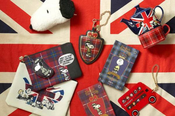 アフタヌーンティー×ピーナッツ、“諜報員スヌーピー”やタータンチェック柄の新作アイテム