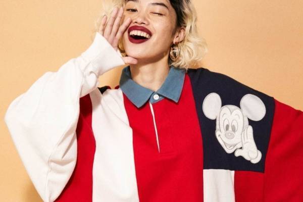 マウジー「ディズニー」ウェア新作、“ランニング”ミッキーマウス柄ニットやレオパード柄ジャケット