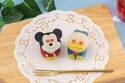 目がハートのミッキーマウス＆ドナルドダックが和菓子に「食べマス ディズニー」チョコ＆カスタード味