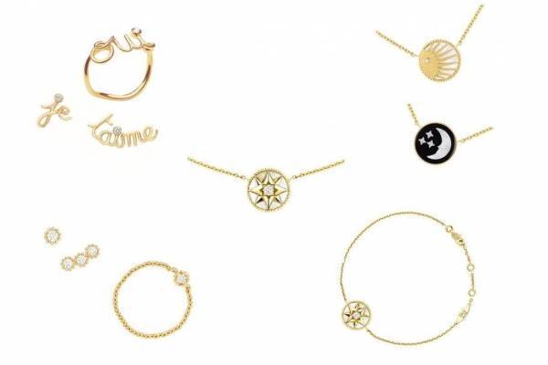 ディオールのお守りジュエリー、幸運を呼ぶ“月と太陽”のネックレスや愛のメッセージリング