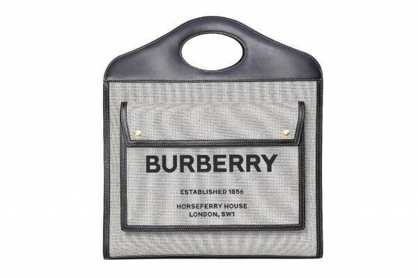 バーバリー「ポケットバッグ」グリーンやブルーの新作2トーンカラー、伊勢丹新宿＆阪急うめだ限定色も