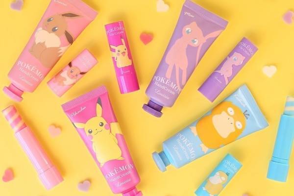 ポケモン“マーブル柄”リップクリーム＆“香水のように香りが移ろう”ポケモンハンドクリーム