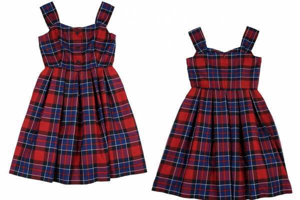 ミルク新作「タータンチェック」柄ジャンスカ、リボン付きローブ風コートも