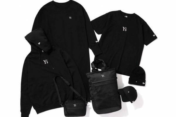 Y's×ニューエラ、“マイクロロゴ”を配した黒の「9THIRTY」キャップや2WAYトートバッグ