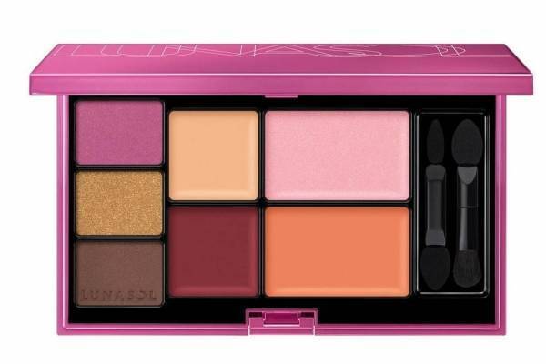 ルナソルのクリスマスコフレ2020、アイシャドウ＆チークになる7色マルチパレット