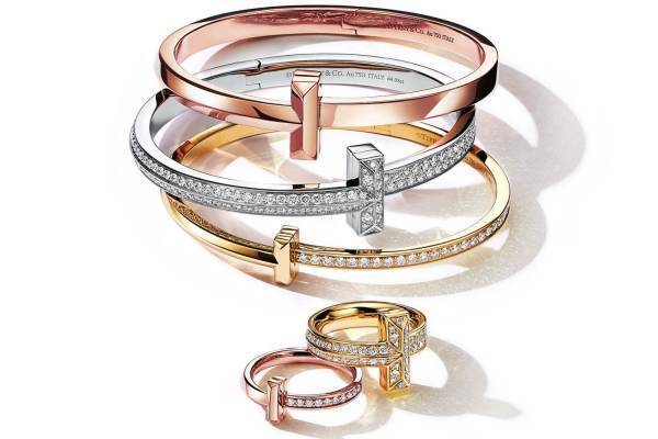 「ティファニー T ワン」ゴールド＆ダイヤモンドの新作ジュエリー、“T”モチーフのリングなど