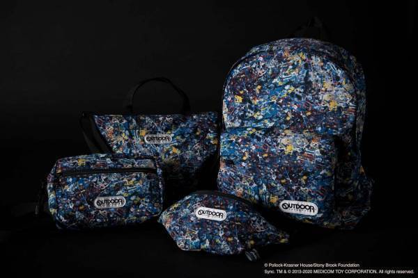 ジャクソン・ポロック“アトリエの床”着想のバックパック、アウトドアプロダクツ&シンクらトリプルコラボ