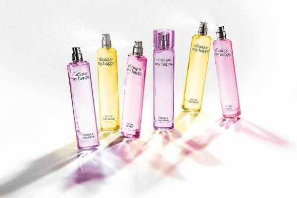 クリニーク新フレグランス「マイ ハッピー」“クッキーやココア”イメージした甘く幸せな香り