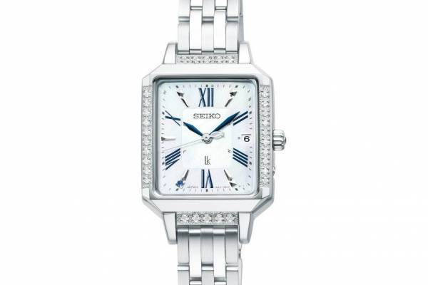 セイコー ルキア新作腕時計、ブルーサファイア＆30石のダイヤモンド煌めく白蝶貝ダイヤル