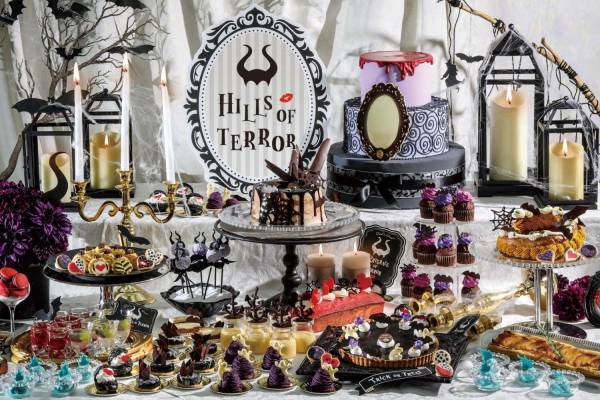 “ヴィランズ”モチーフのスイーツ&フードブッフェが横浜で、海賊プリン&魔術師のマカロンなど