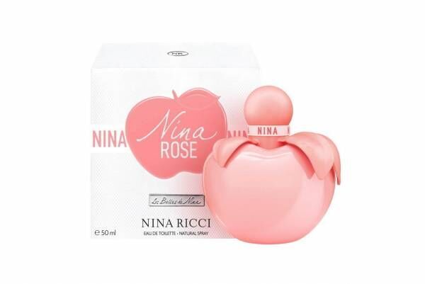 ニナ リッチ新香水“デリシャス”フローラルの香り「ニナ ローズ」バブルガムピンクのボトル