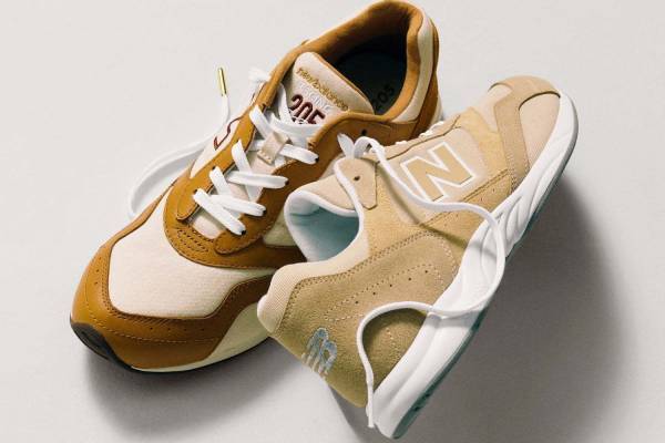 ニューバランスのシューズ「RC205」スエード×シルバー刺繍のビューティ＆ユース別注モデル