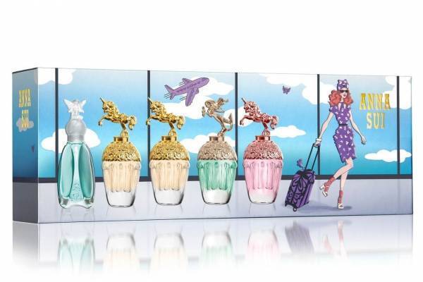 アナ スイのクリスマスコフレ2020、“ユニコーン＆マーメイド”着想のミニフレグランスセット