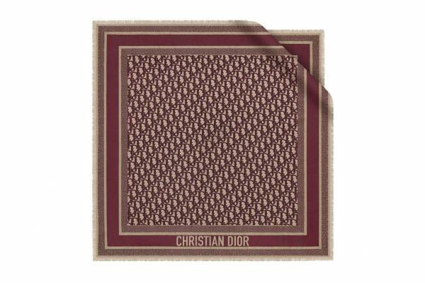 ディオールの20-21年秋冬新作スカーフ - シルク素材にポルカドットやタイダイ、ロゴを乗せて