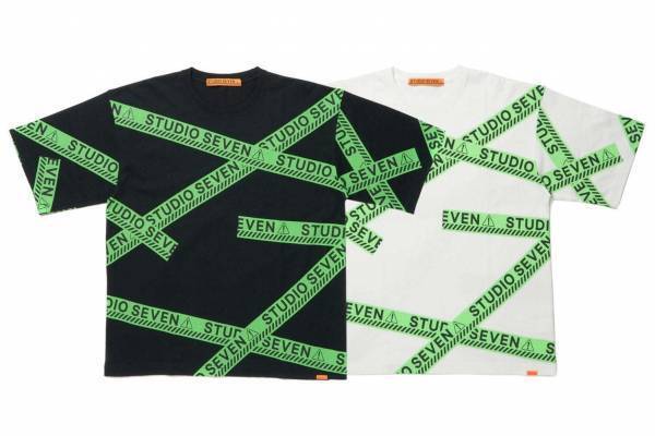 NAOTO手掛けるスタジオ セブン“グリーン”のコーショングラフィック用いたTシャツやキャップなど