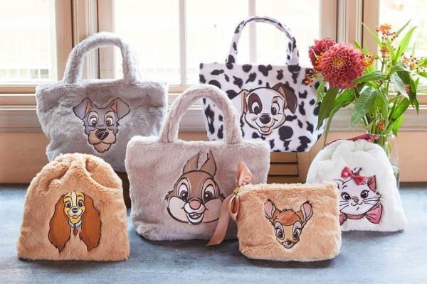 メゾン ド フルールの新作ディズニーコレクション、マリーやバンビがふわふわ素材のバッグ＆ポーチに