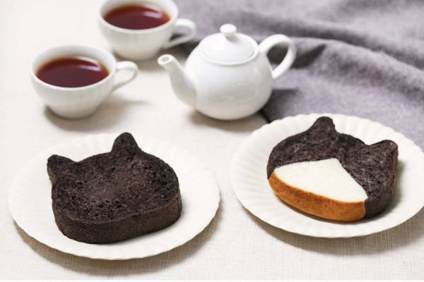 ねこ型高級食パン専門店「ねこねこ食パン」に“真っ黒ねこ”の新作、チョコチップ入りココア生地を使用