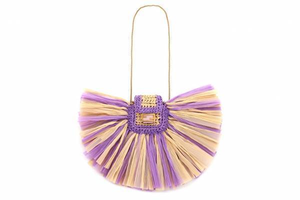 フェンディ史上最小バッグ「ピコ バゲット」にラフィア素材の新作、たっぷりフリンジ付きで