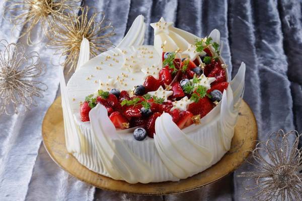 ホテル日航大阪のクリスマス2020、“流れ星”降り注ぐショートケーキなど