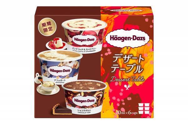 ハーゲンダッツの新アソートボックス期間限定発売、パンナコッタ&ストロベリーやショコラタルトなど3種