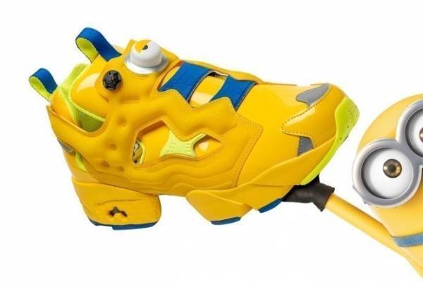 リーボック×映画『ミニオンズ フィーバー』、ミニオン色のインスタポンプフューリーなどコラボスニーカー