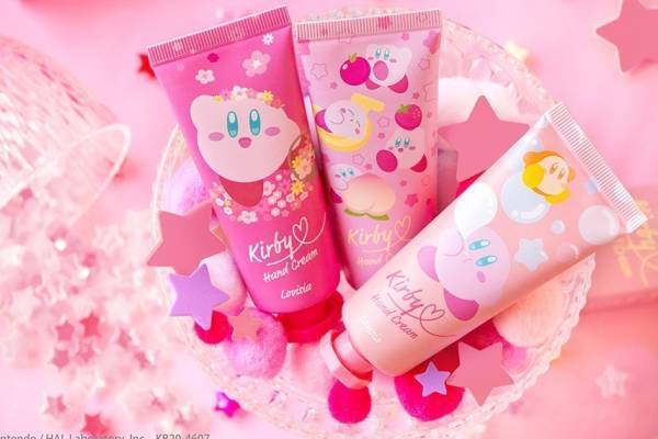 「星のカービィ ハンドクリーム」香りと楽しむ3デザイン、フローラルやフレッシュシャボンなど