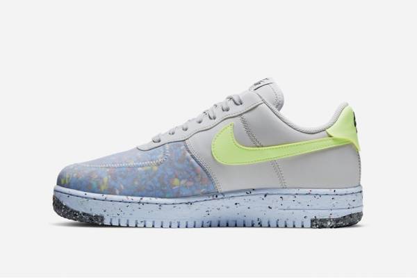 ナイキ新作スニーカー「ナイキ エア フォース 1 クレーター」“星”のような模様の再生素材ソール