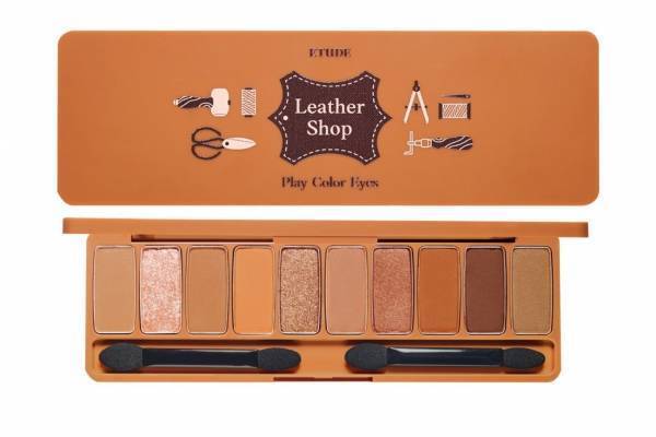 エチュードから“レザー”着想の10色アイシャドウパレット、秋色のブラウンマットリップも