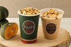 タリーズコーヒーの秋限定ドリンク、パンプキンラテ＆西洋梨と林檎の秋フルーツティー