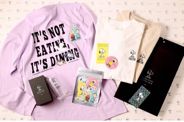 スヌーピーがテーマの「ピーナッツ カフェ」中目黒、5周年を祝したTシャツやドリンク発売