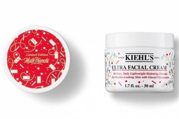キールズの2020年クリスマスコスメ、人気スキンケア「クリーム UFC」が“オーナメント”柄に